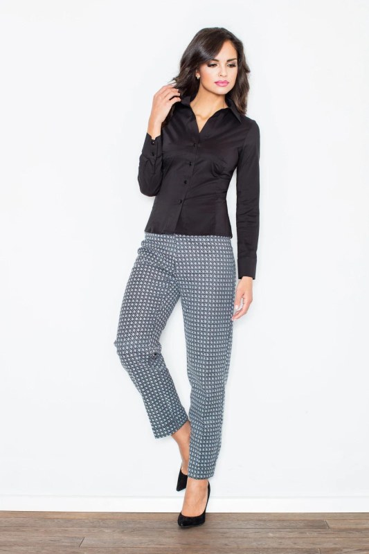 Košilka Rachel M021 Black - Figl - Dámské spodní prádlo košilky