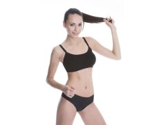 Sportovní podprsenka Top Funky černá - Julimex
