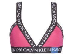 Podprsenka bez kostice QF5447E-8ZK růžovočerná Calvin Klein