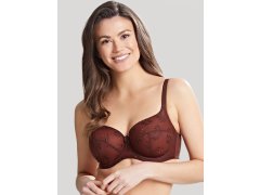 Dámská podprsenka Tango 3251B Tmavě hnědá Nutmeg vzor - Panache