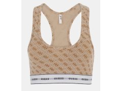 Dámská podprsenka bralettka O97C01KBOE1 - P13W béžová s&nbsp;potiskem - Guess