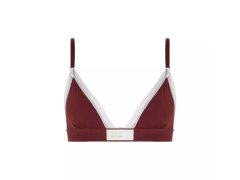 Dámská podprsenka UW0UW04750 VLP vínová - Tommy Hilfiger