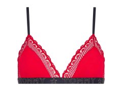 Dámská nevyztužená podprsenka Triangle Bralette Holiday UW0UW02634-XLG - Tommy Hilfiger