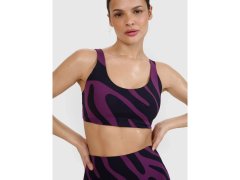 Podprsenka na jógu a pilates se střední podporou 4F 4FWSS25USBAF165-50A dámské