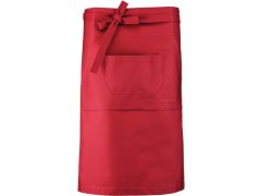 Kariban K 887 Barová zástěra středně dlouhá 20.K887 red
