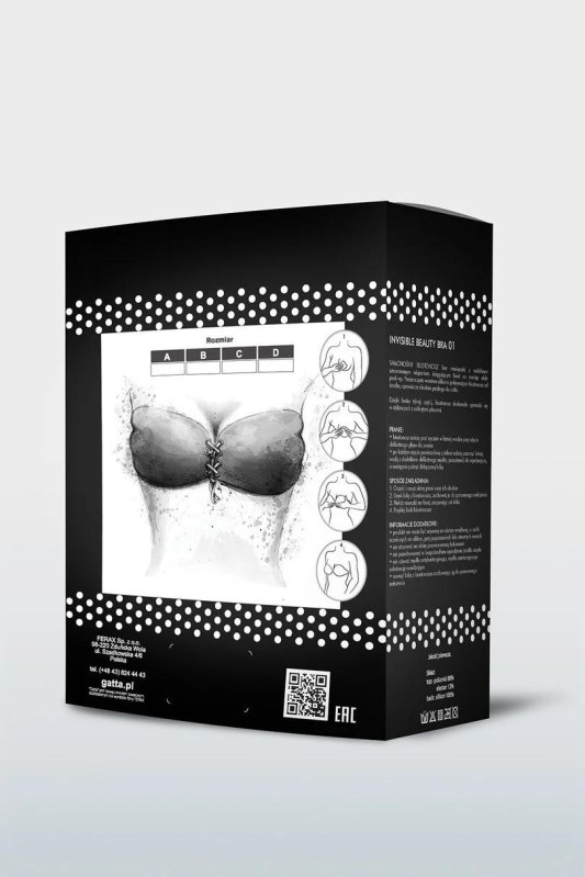 Samodržící dámská podprsenka INVISIBLE BEAUTY BRA 01