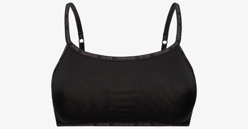 Nevyztužená braletka 2 pack QD3806E RX2 hnědá - Calvin Klein