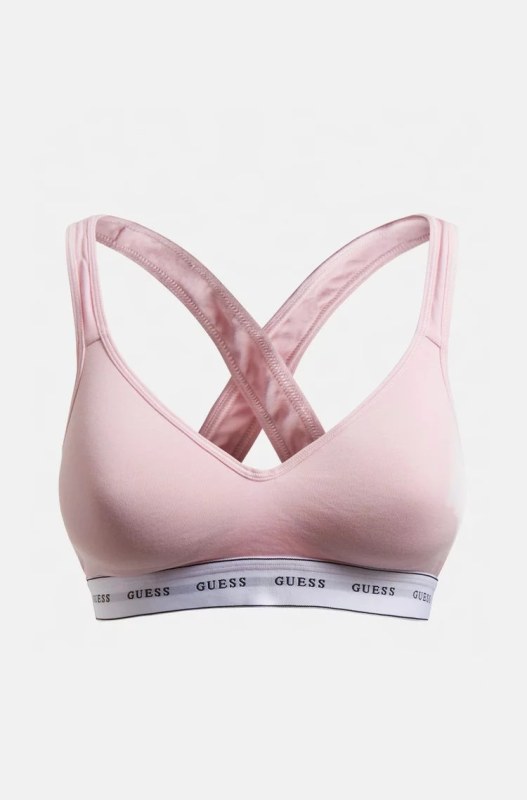 Vyztužená bralette - O1GC15JR04P - G6H1 - Pastelově růžová - Guess