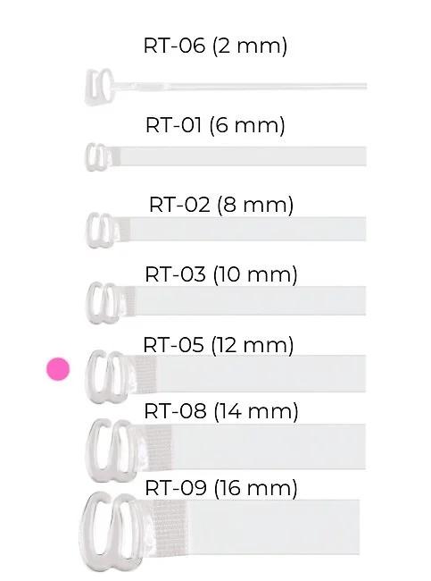 Silikonová ramínka Julimex RT 05 12mm - Dámské spodní prádlo podprsenky doplňky