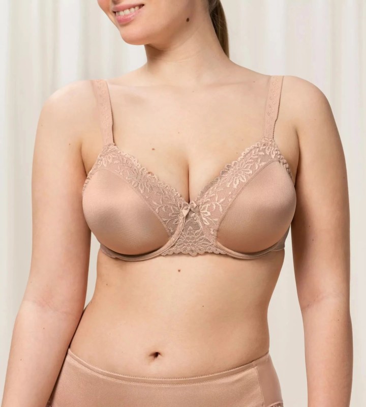 Podprsenka nevyztužená Ladyform Soft W hladce tělová 6106 - Triumph