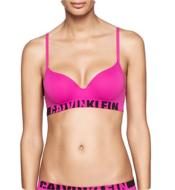 Podprsenka Seamless QF1631E-1KI fuchsiová - Calvin Klein