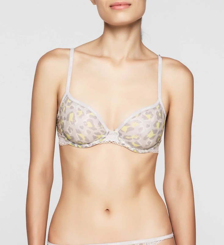 Podprsenka QF1874E sv.šedá - Calvin Klein