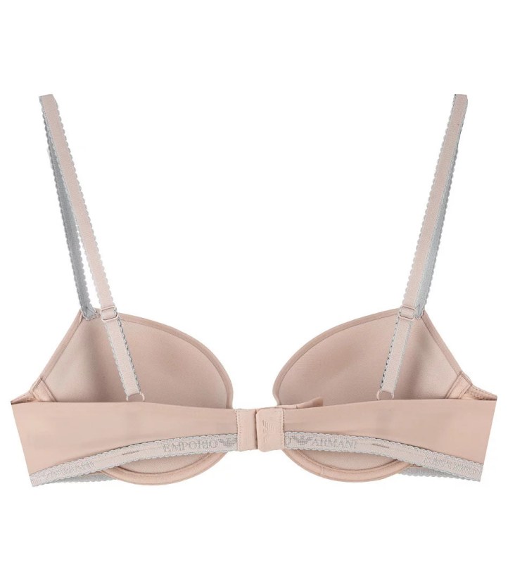 Podprsenka push-up Microfiber 162394 CC235 03050 tělová - Emporio Armani - Dámské spodní prádlo podprsenky