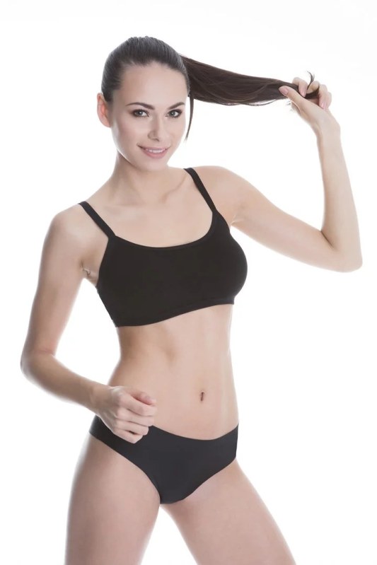 Sportovní podprsenka Top Funky černá - Julimex