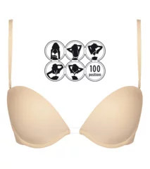Dámská podprsenka s&nbsp;mnoha možnostmi řešení ramínek MULTIWAY BRA W9243 - WONDERBRA - Dámské spodní prádlo podprsenky