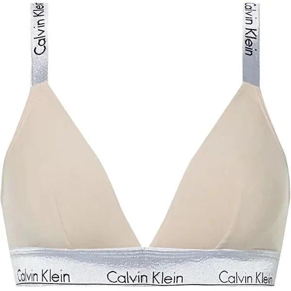 Podprsenka Bralette QF6132E - VJS - Béžová - Calvin Klein