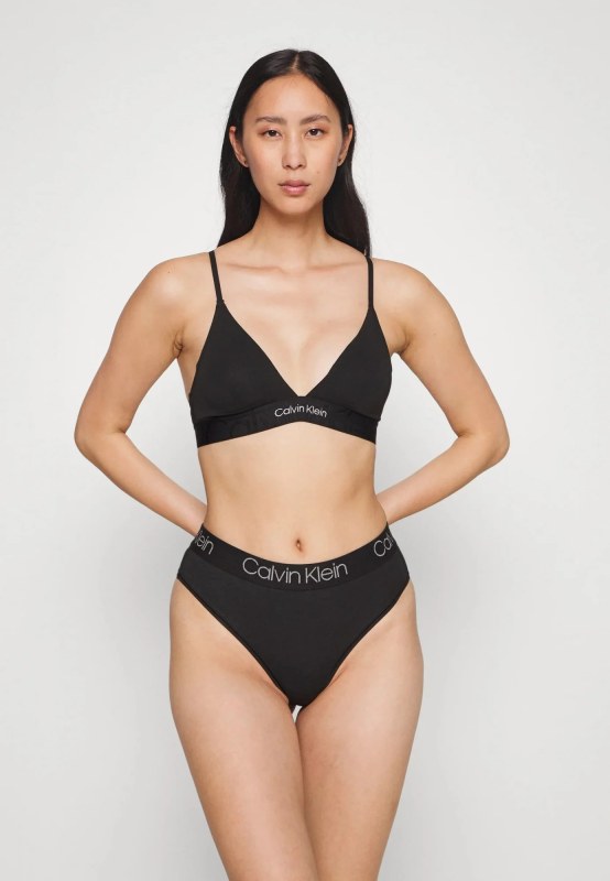 Dámská podprsenka QF6990E UB1 černá Calvin Klein