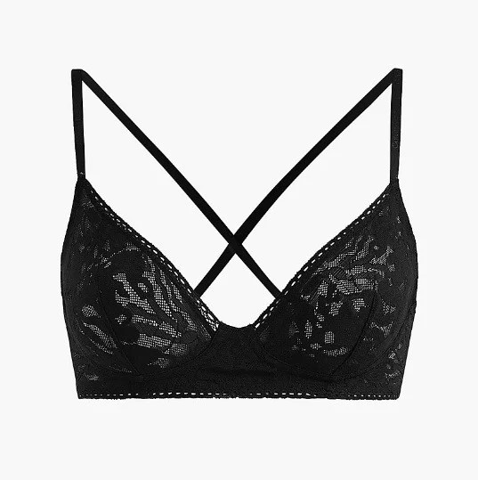 Dámská bralete podprsenka QF6935E UB1 černá - Calvin Klein