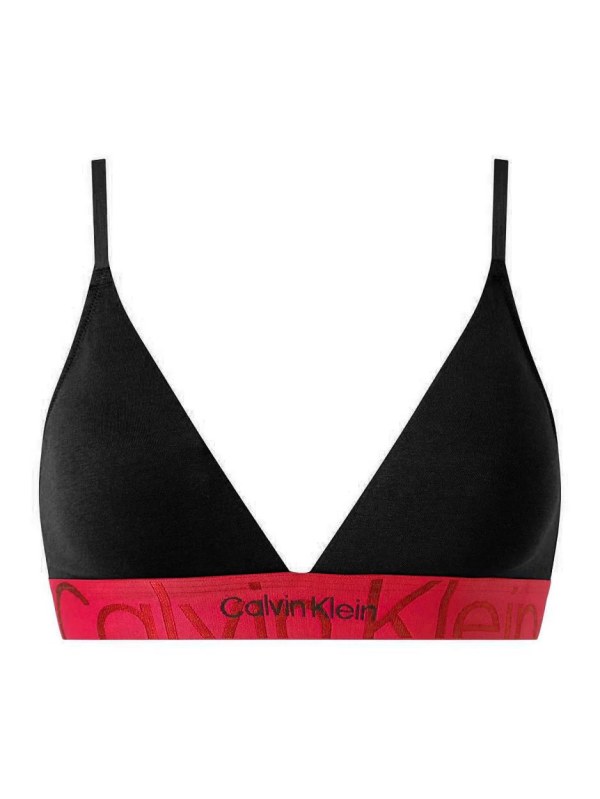 Dámská podprsenka QF6990E 66Z černá/růžová - Calvin Klein - Dámské spodní prádlo podprsenky