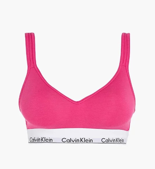 Dámská podprsenka QF5490E VHZ růžová - Calvin Klein