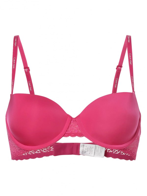 Dámská podprsenka QF5146E VHZ tmavě růžová - Calvin Klein
