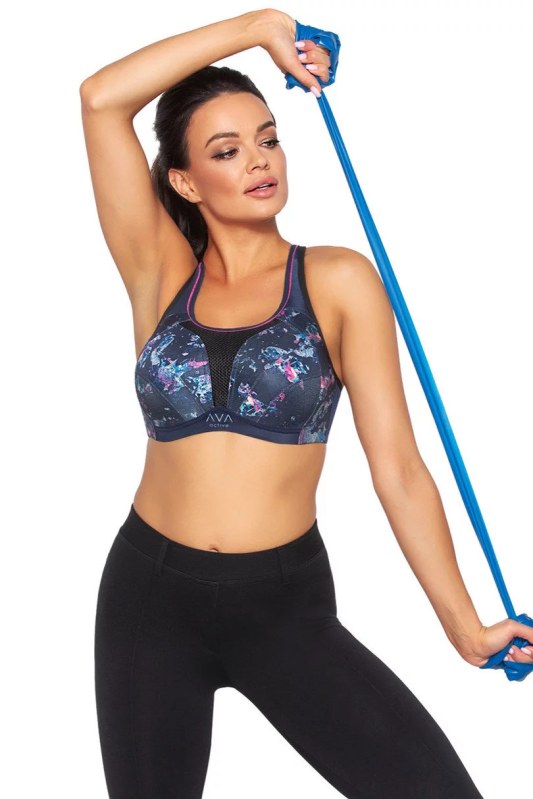 Dámská sportovní podprsenka DINA NAVY BLUE - Ava