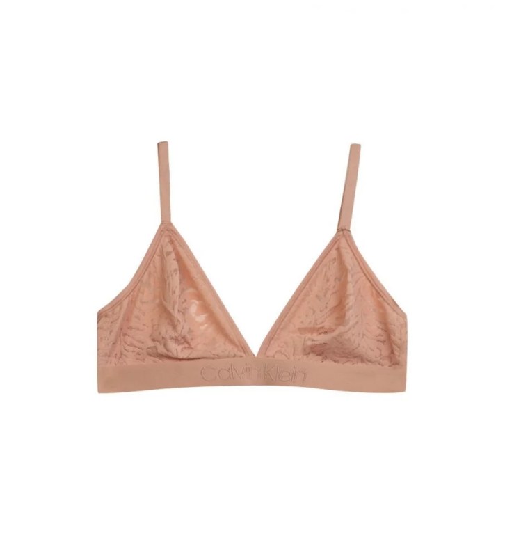 Dámská podprsenka QF7491E FSR skořicová - Calvin Klein