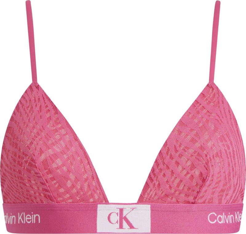 Dámská podprsenka 000QF7377E FUD tm. růžová - Calvin Klein