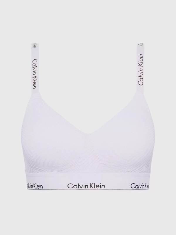 Dámské podprsenka LGHTLY LINED BRALETTE 000QF7797E LL0 lila - Calvin Klein - Dámské spodní prádlo podprsenky