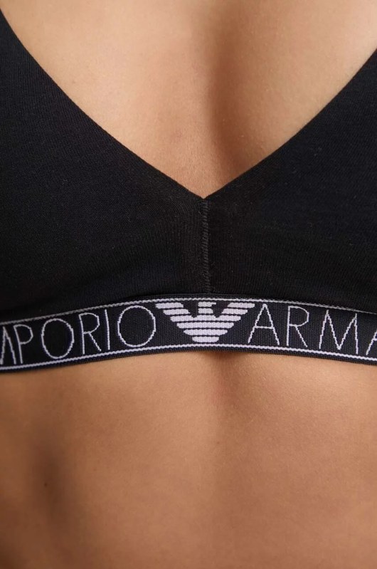 Dámská podprsenka 164530 4R223 00020 černá - Emporio Armani