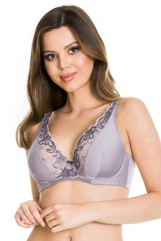 Dámská podprsenka STELLA BRALETTE 19106 Lila fialková - Mediolano - Dámské spodní prádlo podprsenky