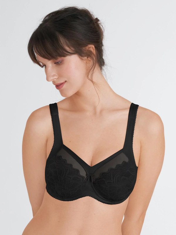 Dámská podprsenka Lovely Lotus 235225 004 Černá - Felina