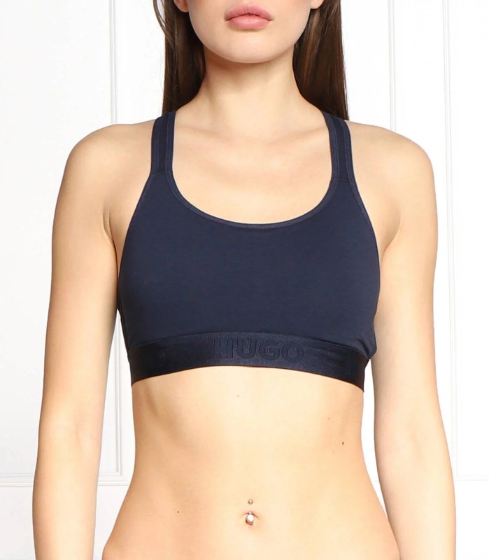 Dámská sportovní podprsenka 50480159 tm.modrá - HUGO Boss