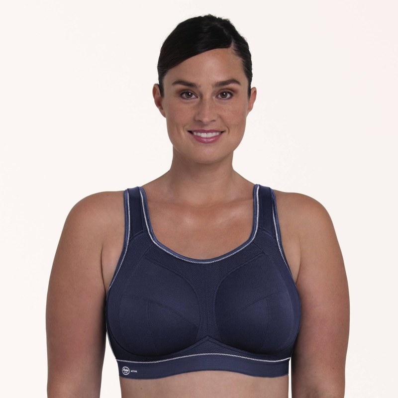 Dámská sportovní podprsenka Extreme control 5567 371 Blue iris - Anita