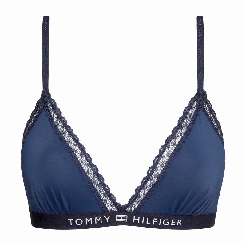 Dámská nevyztužená podprsenka Triangle UW0UW04242-DW5 - Tommy Hilfiger
