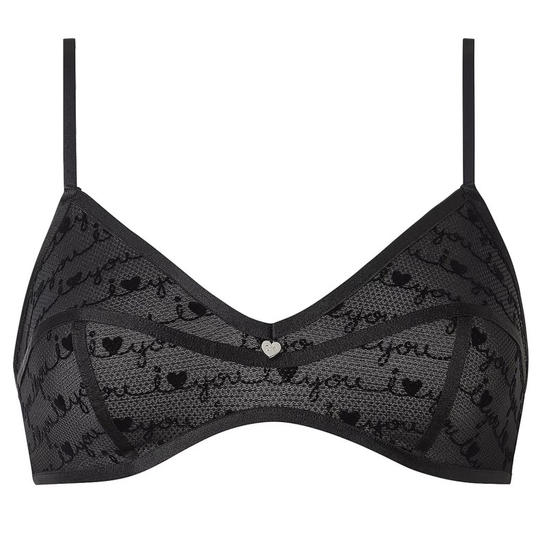 Dámská nevyztužená podprsenka I Heart You V-Day QF6713E-VE6 - Calvin Klein