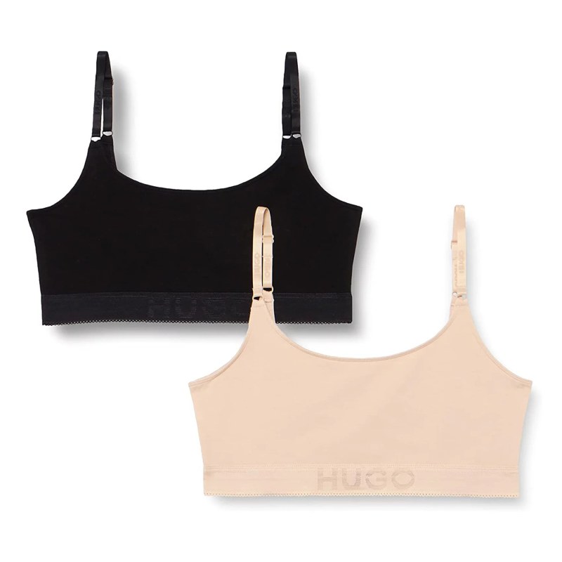 BOSS Dámská sportovní podprsenka Easy 2Pack 50480164-270 - HUGO