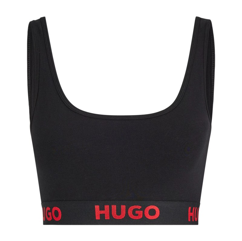 BOSS Dámská sportovní podprsenka Sporty Logo 50469631-001 - HUGO - Dámské spodní prádlo podprsenky