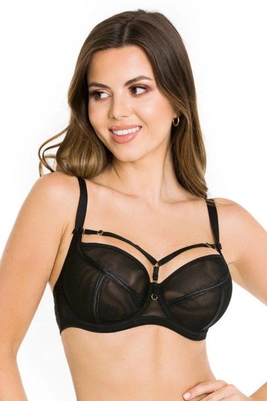 Měkká dámská podprsenka NAKED SOFT 19064 BLACK - Dámské spodní prádlo podprsenky