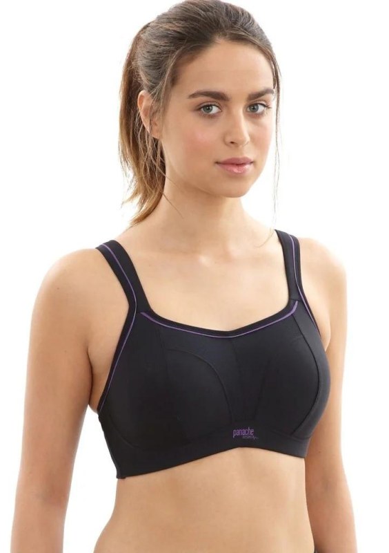 Sportovní podprsenka Panache 7341 30 E Černá