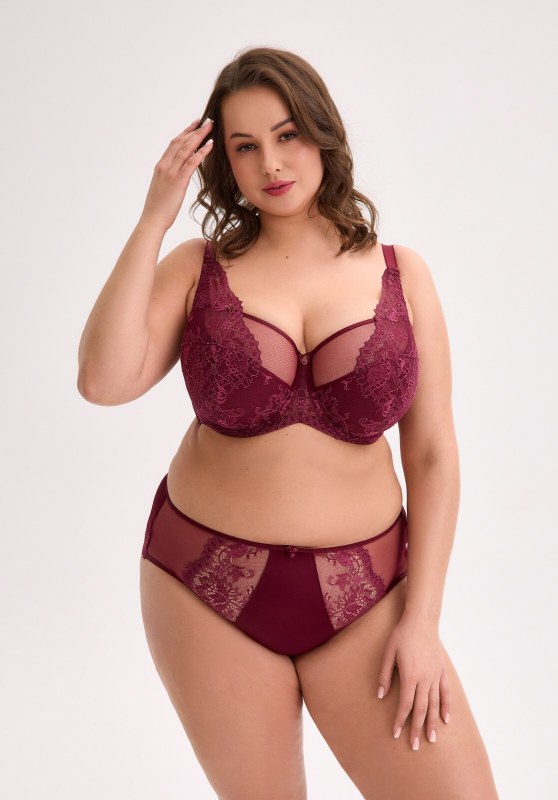 Gaia poloměkká podprsenka BSM 1313 Jovana Maxi Maroon