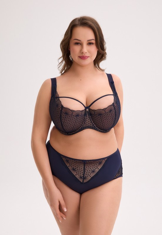 Poloměkká podprsenka Gaia BSM 1323 Veda Maxi Navy blue