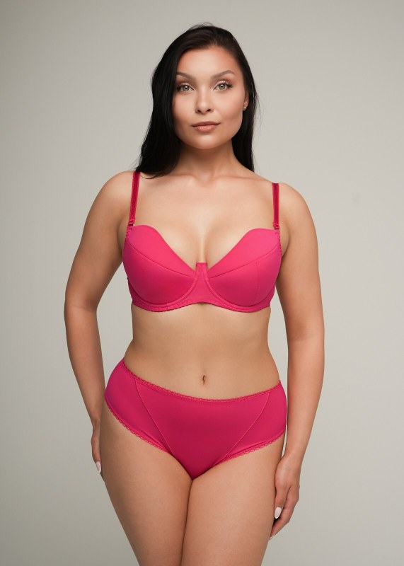 Ava 2204 Fuchsiová push-up podprsenka