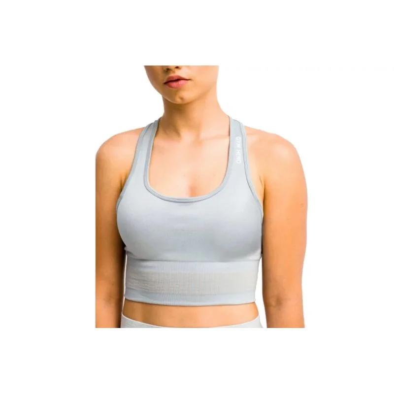 Podprsenka GymHero Stripes Bra W BRA-GRAPHITE