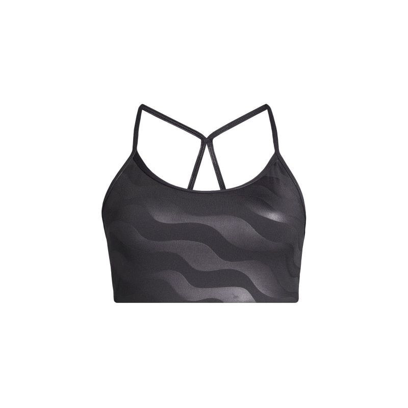 Sportovní podprsenka CASALL Sleek Strappy Sports Bra Printed, černá