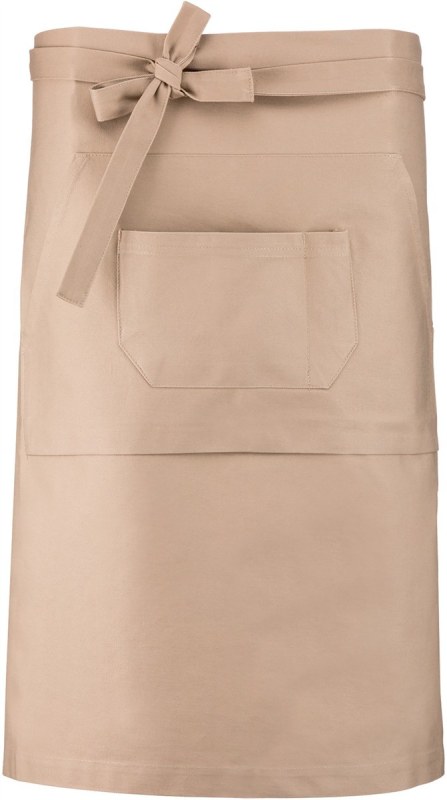 Kariban K 887 Barová zástěra středně dlouhá 20.K887 beige - Dámské spodní prádlo podprsenky