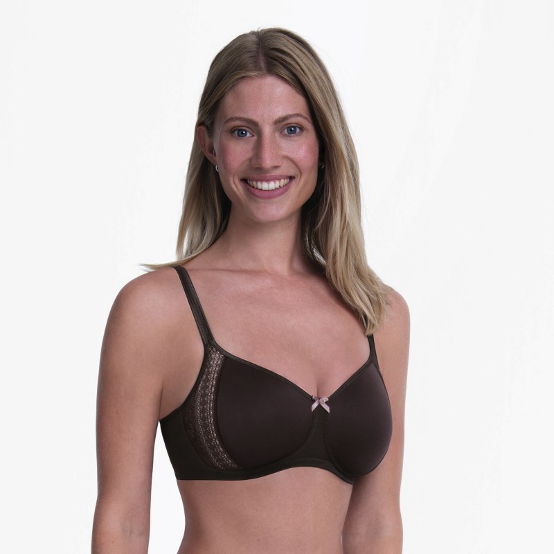Fleur soft podprsenka s pěnovou výztuží 5654 chocolate - RosaFaia