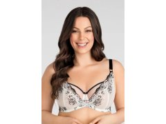 K840 BLACK & WHITE SOFT BRA