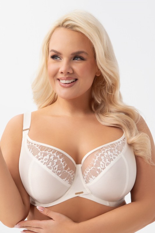 BIG EVIA K937 CREAM SOFT BRA - Dámské spodní prádlo podprsenky nevyztužené