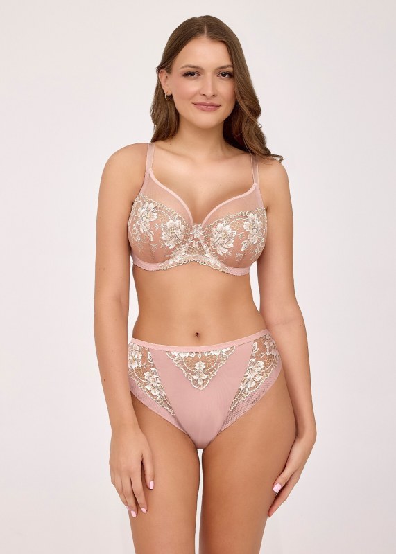 Ava 2246 Rosegold soft bra - Dámské spodní prádlo podprsenky nevyztužené